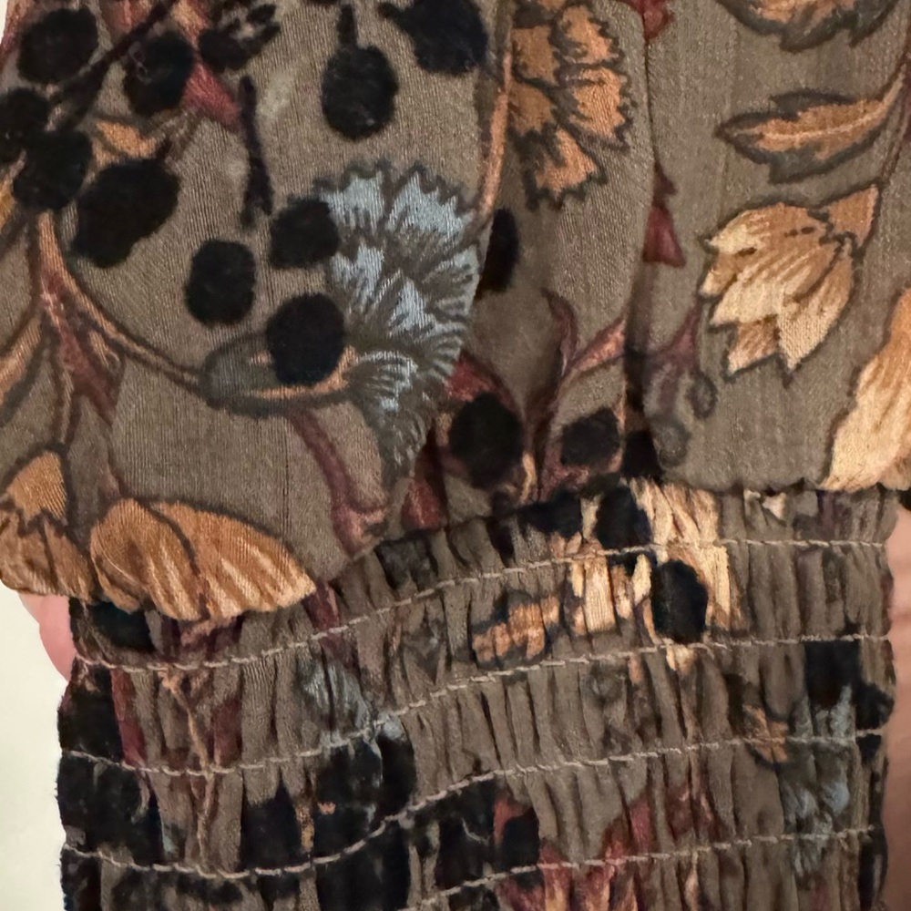 Knox Rose Multicolor Smocked blouse - Picture 4 of 6